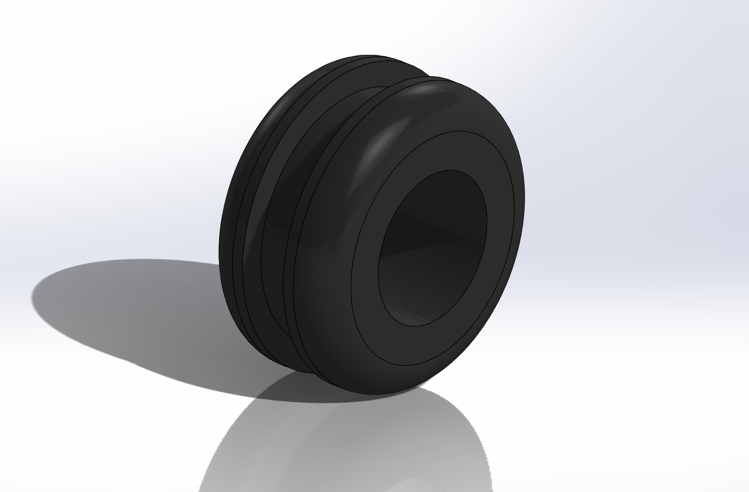 开放式橡胶垫圈SolidWorks中的配置工具提供了71种不同尺寸的开口索环
